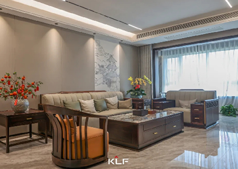 KLF全屋記 | 138㎡現(xiàn)代新中式之家，勾勒古典國風雅韻
