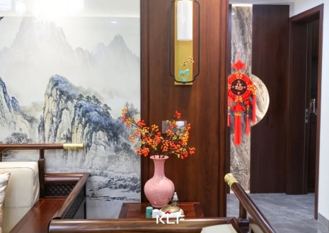 KLF全屋記丨136㎡新中式雅居，古調新彈，忘卻紛擾，呼吸著的當代生活提案